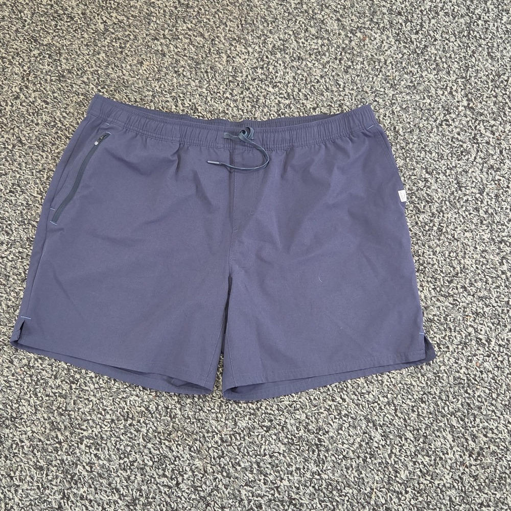 LL Bean Multisport Shorts Mens XXL Blue 7" Stretch Performance Hiking 519518